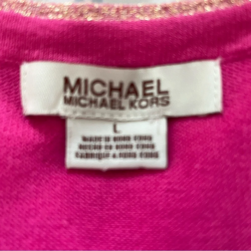 EUC Michael‎ Kors Hot Pink Sleeveless Tank Top, Medium/Large
